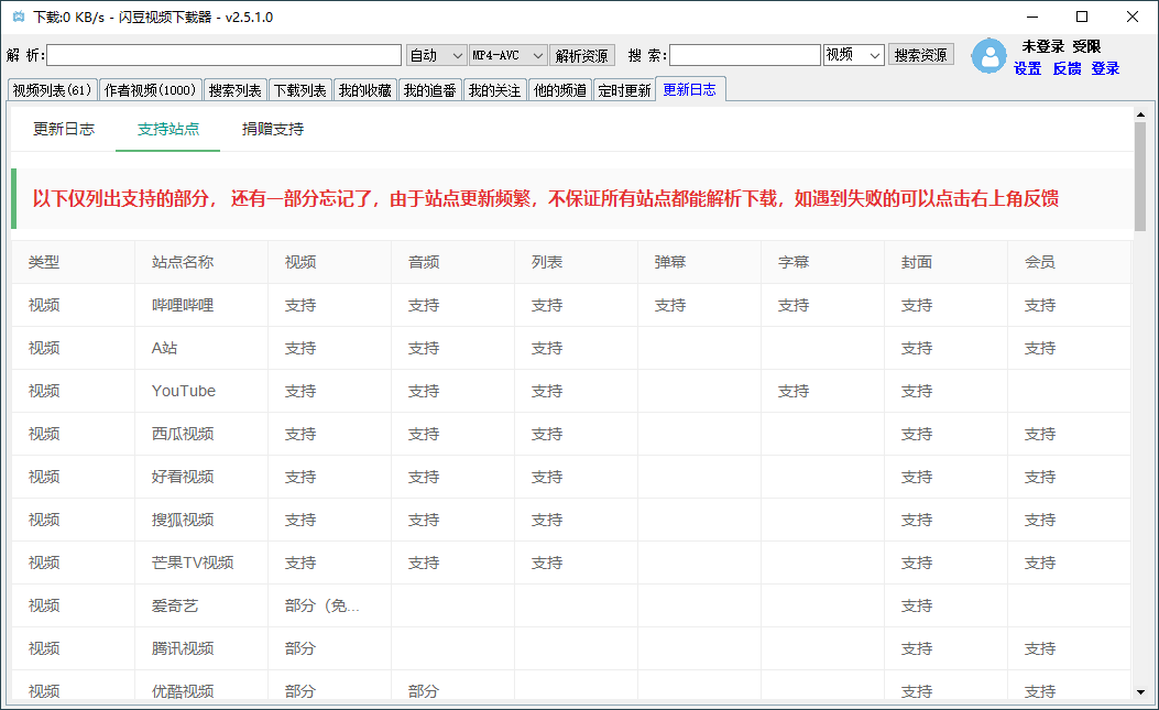 闪豆多平台视频下载器v2.7.1-bt博客-bt资源博客